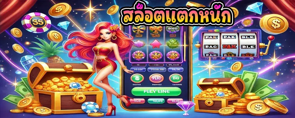 สล็อตแตกหนัก โบนัสจัดเต็ม เล่นง่าย ได้เงินไว 