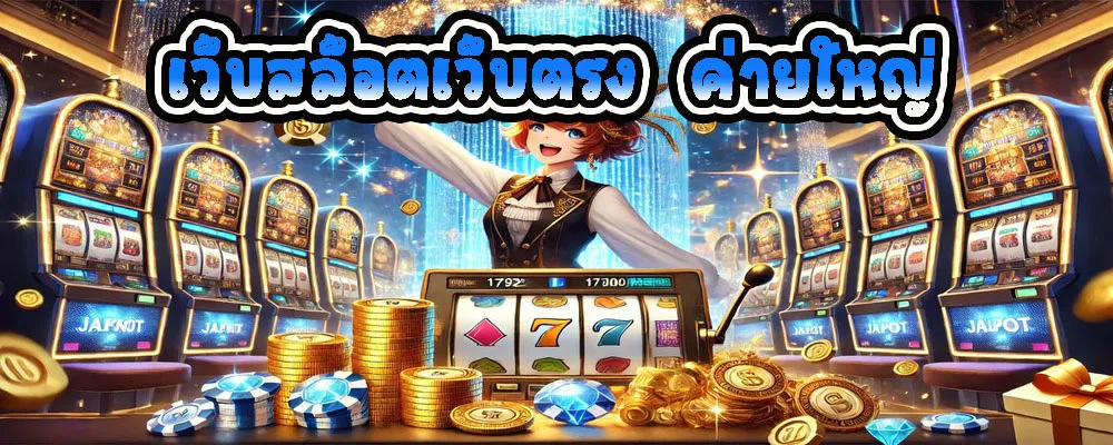 เว็บสล็อตเว็บตรง ค่ายใหญ่ เล่นสล็อตแบบฟรี ๆ รับเครดิตฟรีได้แบบเต็ม ๆ 